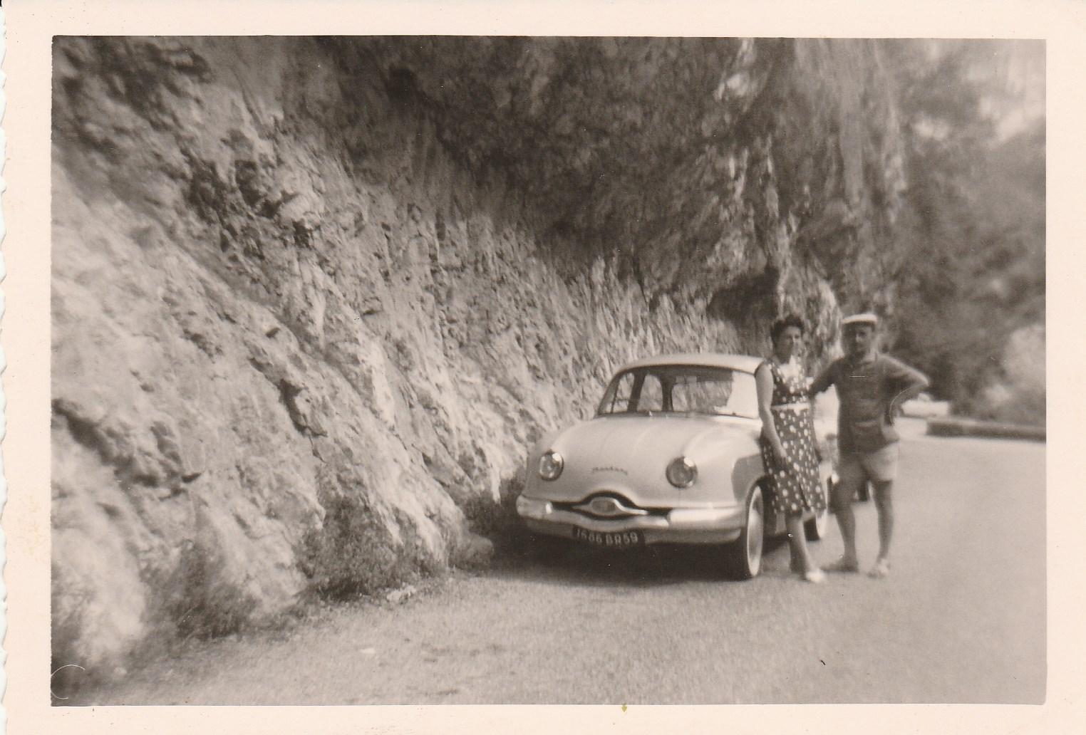 Panhard dyna Z gorges du loup 1962